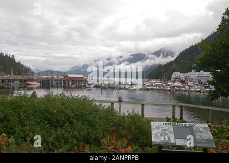 Horseshoe Bay, West Vancouver, British Columbia. Stockfoto