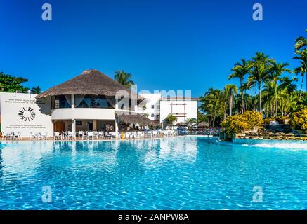 Die Live Sammlung Marien Resort Puerto Plata, Dominikanische Republik, Karibik. Stockfoto