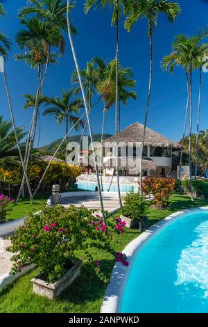 Die Live Sammlung Marien Resort Puerto Plata, Dominikanische Republik, Karibik. Stockfoto