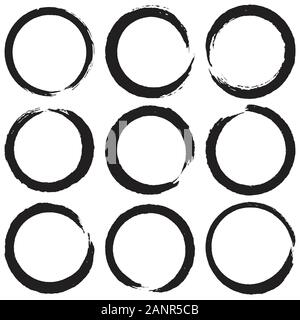 Grunge Ringe 02 Stock Vektor