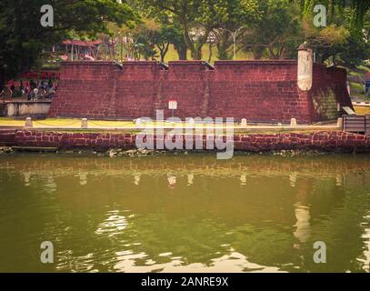 Bastion Middleburg, Bastion in Malakka, Malaysia Stockfoto