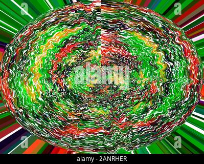 Bunte Kreis Splash Hintergrund Stockfoto