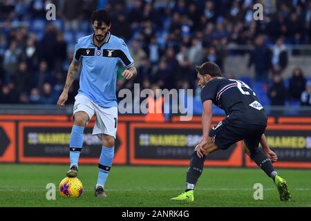 Rom, Italien. 19 Jan, 2020. Fußball Serie A Lazio v Sampdoria. Rom (Italien) am 18. Januar 2020 Luis Alberto Credit: Unabhängige Fotoagentur/Alamy leben Nachrichten Stockfoto