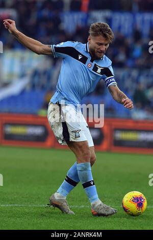 Rom, Italien. 19 Jan, 2020. Fußball Serie A Lazio v Sampdoria. Rom (Italien) am 18. Januar 2020 Ciro unbeweglich Credit: Unabhängige Fotoagentur/Alamy leben Nachrichten Stockfoto