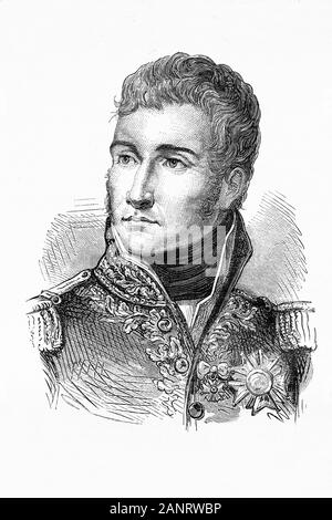 Jean Lannes. Erste Herzog von Montebello, Prinz von Siewierz. Marschall des Reichs. Napoleonischen Kriege. 1769-1809. Antike Abbildung. 1890. Stockfoto