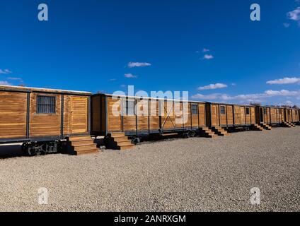 Alten Bahnhof in hejaz Bahnhof in Madain Saleh, Al Madinah Province, Alula, Saudi-Arabien Stockfoto