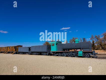 Alten Bahnhof in hejaz Bahnhof in Madain Saleh, Al Madinah Province, Alula, Saudi-Arabien Stockfoto