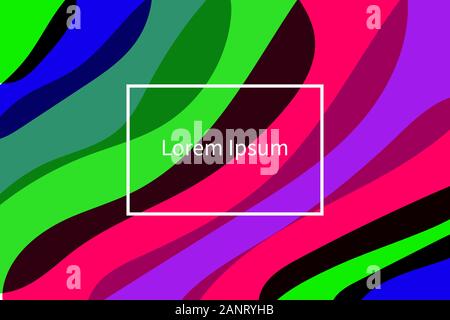 Farbe Hintergrund, bunte lebendige Banner, Hintergrund, Vektor Sommer Flyer Stock Vektor