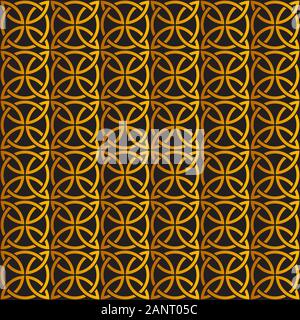 Celtic nahtlose Muster, geometrische Muster, keltische Vektor ornament Stock Vektor
