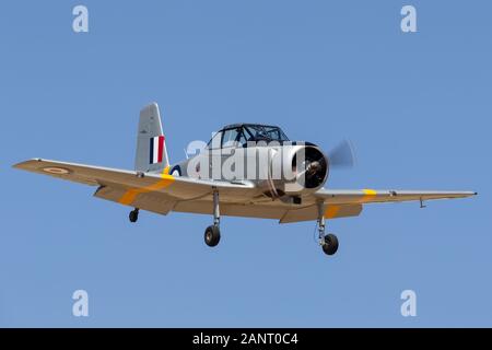 Commonwealth Aircraft Corporation CA-25 Winjeel Flugzeug VH-FTS durch die raaf Museum in Point cook betrieben. Stockfoto