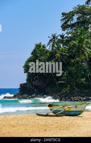 Talalla-Strand in Sri Lanka Stockfoto