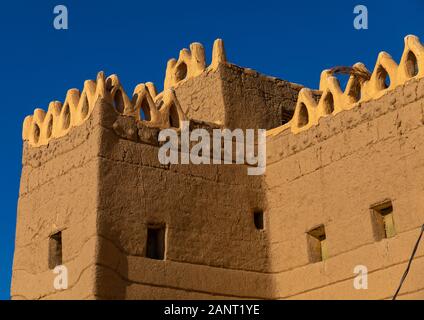 Traditionelles altes Lehmhaus, Najran Provinz Najran, Saudi-Arabien Stockfoto