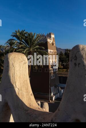 Traditionelles altes Lehmhaus, Najran Provinz Najran, Saudi-Arabien Stockfoto