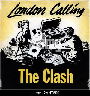 The Clash - London Calling - Classic vintage Vinyl Album Stockfoto