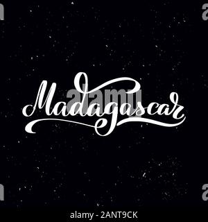 Handschriftliche Kalligraphie Text, Kreide auf einer Tafel Stock Vektor