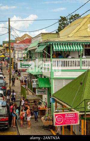 Hemingways Karibik Cafe, St Marys Street, St. Johns, Antigua Stockfoto