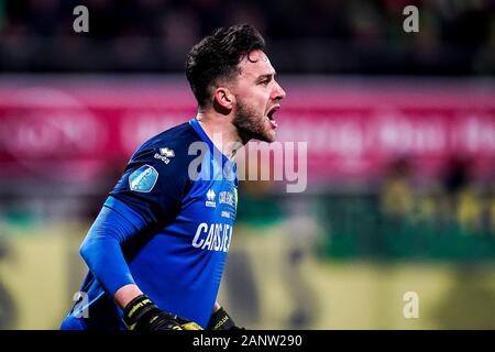 Den Haag, Niederlande. 19 Jan, 2020. Den Haag - ADO-RKC, Fußball, Saison 2019/2020, Eredivisie, Autos Jeans Stadium, 08-07-2020, ADO Torwart Luuk Koopmans Credit: Pro Schüsse/Alamy leben Nachrichten Stockfoto