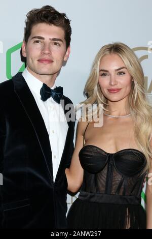 Los Angeles, USA. 18 Jan, 2020. LOS ANGELES - Jan 18: Gregg Sulkin und Michelle Randolph beim Hersteller Guild Awards 2020 im Hollywood Palladium am 18. Januar 2020 in Los Angeles, CA bei der Ankunft für 31. jährliche Producers Guild Awards, Hollywood Palladium, Los Angeles, CA 18. Januar 2020. Credit: Priscilla Grant/Everett Collection/Alamy leben Nachrichten Stockfoto