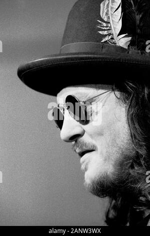 Mailand Italien 01/03/1996, Zucchero Fornaciari live Konzert in Super 5 broadcast Classifica" Stockfoto