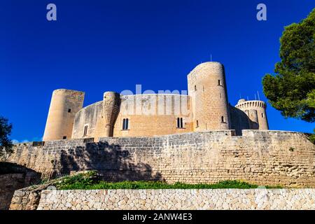 Castell de Bellver in Palma, Mallorca, Spanien Stockfoto