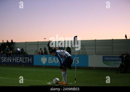 Romford, Großbritannien. 19. Jan 2020. Lea Le Garrec von Brighton und Hove Albion Frauen während Super das Barclays FA Women's League Match zwischen West Ham United und Brighton und Hove Albion am Rush Green Stadium, Romford, London am Sonntag, den 19. Januar 2020. (Credit: Jacques Feeney | MI Nachrichten) Credit: MI Nachrichten & Sport/Alamy leben Nachrichten Stockfoto
