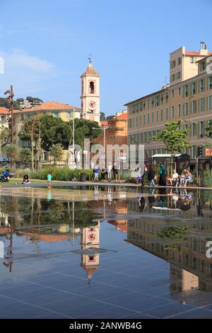 Promenade du Paillon, Park, Nizza, Cote d'Azur, französische Riviera, Provence, Frankreich, Europa Stockfoto