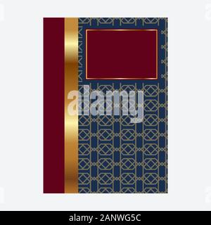 Vintage buch Layouts und Designs - Abdeckungen und Seiten, Luxus, Schmuck und Dekorationen, schöne Seiten Vorlagen für kreatives Design Stock Vektor