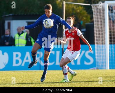 Chelsea Damen Sam Kerr während Super von Barclays Frauen Liga Match zwischen Arsenal und Chelsea Frauen Frauen an der Wiese Park Stadion am Januar 19, 2020 in Leeds, England (Foto von AFS/Espa-Images) Stockfoto