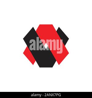 Schreiben av einfache verknüpfte logo Vektor Stock Vektor