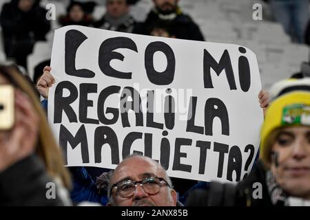 Turin, Italien. 19 Jan, 2020. Turin. Liga Match Serie A Tim 2019/2020. Juventus Vs Parma. Allianz Stadion Bild: Credit: Unabhängige Fotoagentur/Alamy leben Nachrichten Stockfoto