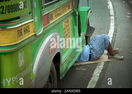 Manila, Philippinen. Stockfoto