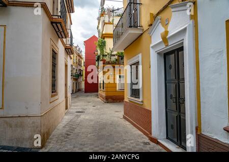 Schönen Straßen von Sevilla, Spanien Stockfoto