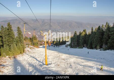 Pelister Ski Center - Kopanki, Bitola, Mazedonien Stockfoto