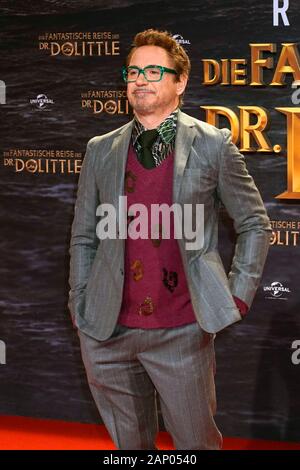 Robert Downey Jr. bei der Premiere des Films "Die fantastische Reise von Dr. Dolittle" im Zoo Palast. Berlin, Januar 19, 2020 | Verwendung weltweit Stockfoto