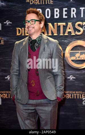 Robert Downey Jr. bei der Premiere des Films "Die fantastische Reise von Dr. Dolittle" im Zoo Palast. Berlin, Januar 19, 2020 | Verwendung weltweit Stockfoto