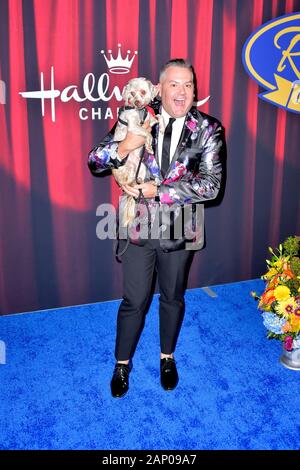 Ross Mathews an der Aufnahme des Hallmark Channel TV-Show "American Rescue Dog Show 2019" in der Barker Hangar. Santa Monica, 19. Januar 2020 | Verwendung weltweit Stockfoto