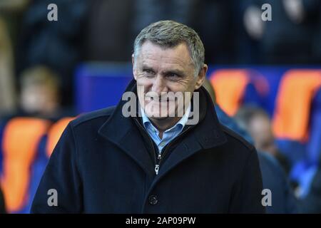 18. Januar 2020, Hillsborough, Sheffield, England; Sky Bet Meisterschaft, Sheffield Mittwoch v Blackburn Rovers: Blackburn Rovers Manager Tony Mowbray Credit: Dean Williams/News Bilder Stockfoto