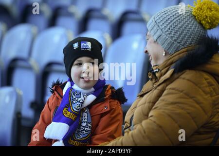 18. Januar 2020, Hillsborough, Sheffield, England; Sky Bet Meisterschaft, Sheffield Mittwoch v Blackburn Rovers: Sheffield Mittwoch Supporter. Credit: Dean Williams/News Bilder Stockfoto