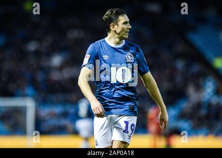 18. Januar 2020, Hillsborough, Sheffield, England; Sky Bet Meisterschaft, Sheffield Mittwoch v Blackburn Rovers: Stewart Downing (19), Blackburn Rovers Credit: Dean Williams/News Bilder Stockfoto