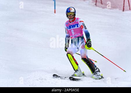 Alexis pinturault, Frankreich, Slalom Ski World Cup Wengen, Berner Oberland, Schweiz Stockfoto