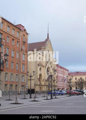 St. Petersburg, Russland, Dezember 28, 2019, schwedische Kirche in St. Petersburg Stockfoto