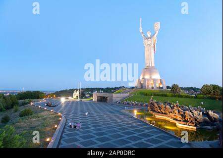 Rodina Mat und die National War Museum. Stockfoto