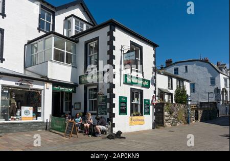 Die Wainwright Pub in Keswick. Stockfoto