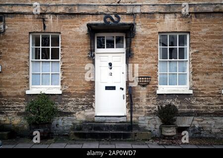 Woodstock und Blenheim Palace in Oxfordshire, England Stockfoto