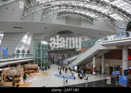 Incheon, Südkorea - 24. Mai 2016: Terminal im Flughafen Seoul Incheon (ICN) in Südkorea. | Verwendung weltweit Stockfoto