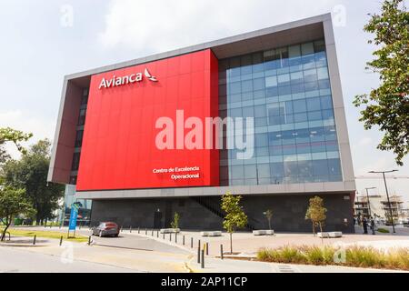 Bogota, Kolumbien - Januar 31, 2019: Avianca Hauptsitz in Bogota Flughafen (BOG) in Kolumbien. | Verwendung weltweit Stockfoto