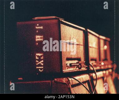 CD: Jimi Hendrix - Blue Wild Angel ‎ (Jimi Hendrix Live At The Isle Of Wight), von MCA Records am 12. November 2002 freigegeben. Stockfoto