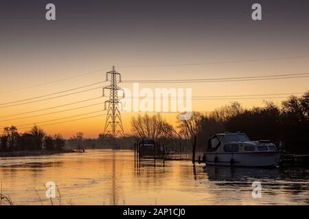 Bampton, Oxfordshire, Themse, Location Shoot, Holiday, Travel Stockfoto