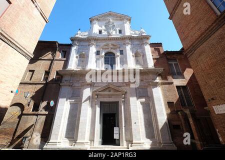 Kirche San Raimondo al Refugio, Siena, Italien Stockfoto