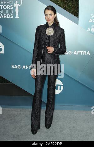 19. Januar 2020 - Los Angeles, Kalifornien - Margaret Qualley. 26. jährlichen Screen Actors Guild Awards im Shrine Auditorium. (Bild: © AdMedia über ZUMA Draht) Stockfoto